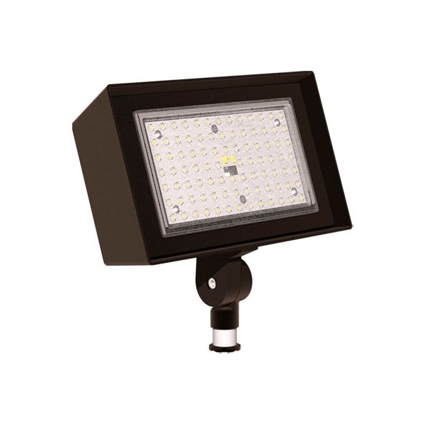 Hubbell Lighting Hubbell Outdoor Ratio LED Floodlight, 4800L, 34W, 40K, Wide Dist, Knuckle Mt, 120-277v RFL3-40-4K - main